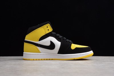 Air Jordan 1 Mid Yellow Toe Black 852542-071