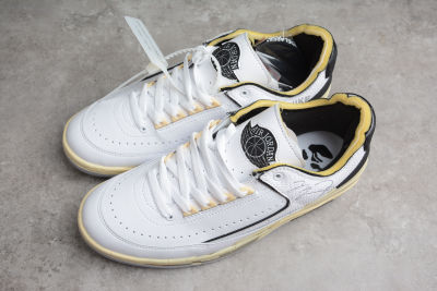 Off-White x Air Jordan 2 Low SP Cream White Black DJ4375-101