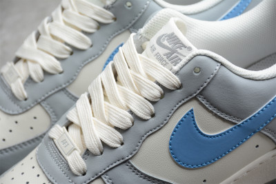 Nike Air Force 1 Low Grey Blue White Shoes DH2296-668