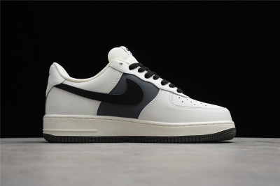 Nike Air Force 1 Low White Black Grey Shoes CL2026-113
