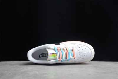 Nike Air Force 1 07 Low White Pink Blue Black DJ4679-101