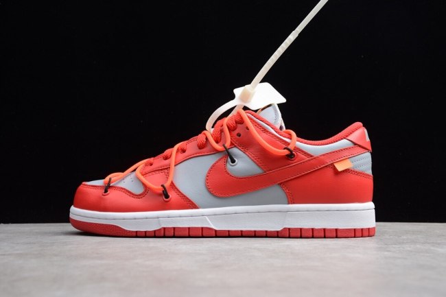 Nike Dunk Low Off-White University Red  CT0856-600
