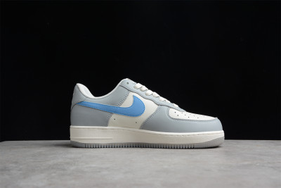 Nike Air Force 1 Low Grey Blue White Shoes DH2296-668