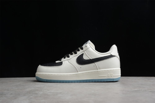 Nike Air Force 1 Low White Black Blue Shoes CU6603-113