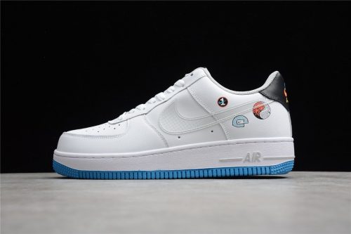 Zamora Company Nike Air Force 1 GS White Blue DM8088-100