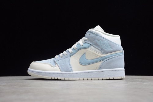 Jordan 1 Mid Mixed Textures Blue  DA4666-100
