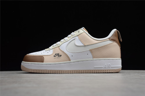 Nike Air Force 1'07 Low Premium Beige Brown White CV3039-101