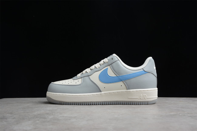 Nike Air Force 1 Low Grey Blue White Shoes DH2296-668