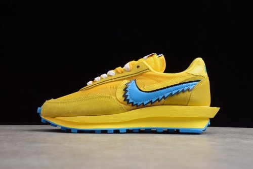 SACAI X NIKE LDWAFFLE YELLOW/ROYAL BLUE OUTLET SALE BV5378-800