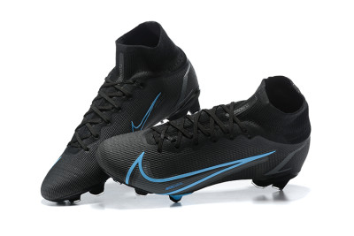 Nike Mercurial Superfly 8 Elite FG Black Light Blue CV0958-004