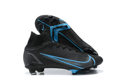Nike Mercurial Superfly 8 Elite FG Black Light Blue CV0958-004