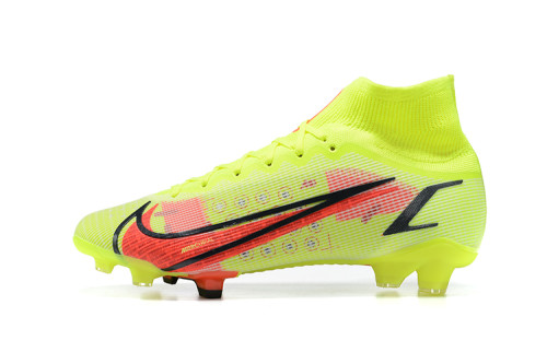 Nike Mercurial Superfly 8 Elite FG Volt Black Bright Crimson  CV0958-760