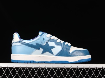 A Bathing Ape Bape SK8 Sta ABC Camo Blue (2022) 1L30191006