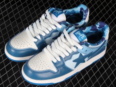 A Bathing Ape Bape SK8 Sta ABC Camo Blue (2022) 1L30191006