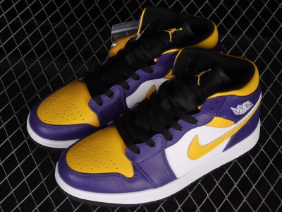 Jordan 1 Mid Lakers (2022) DQ8426-517