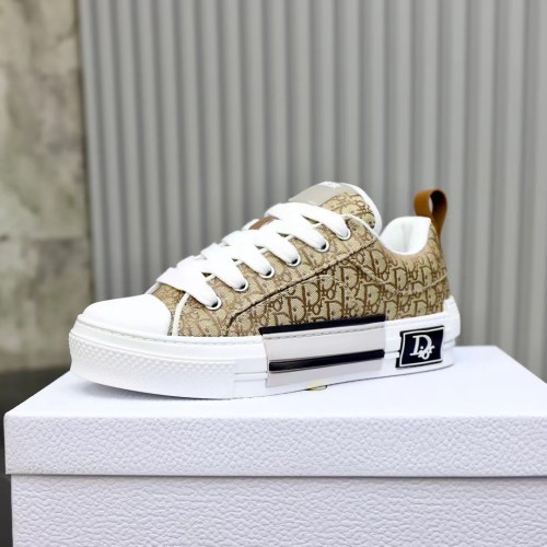 Dior B23 Skater Low Top Beige Dior Oblique Jacquard  3SN292ZUY_H100