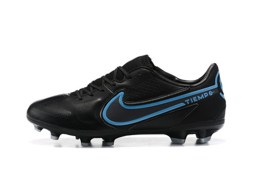 Nike Tiempo Legend 9 Elite FG Black University Blue  CZ8482-004