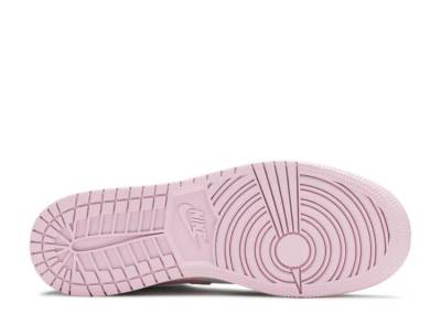 AIR JORDAN 1 MID GS 'WHITE LIGHT ARCTIC PINK' 555112-103