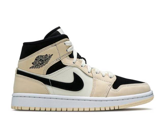 WMNS AIR JORDAN 1 MID 'BARELY ORANGE' BQ6472-800