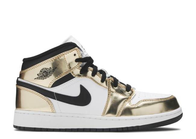 AIR JORDAN 1 MID SE GS 'METALLIC GOLD' DC1420-700