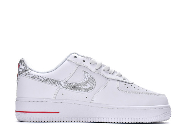 AIR FORCE 1 LOW 'TOPOGRAPHY PACK - WHITE UNIVERSITY RED' DH3941-100