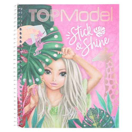 depesche-top-model-stick-shine-colouring-book