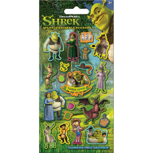 sparkly-character-sticker-pack-shrek