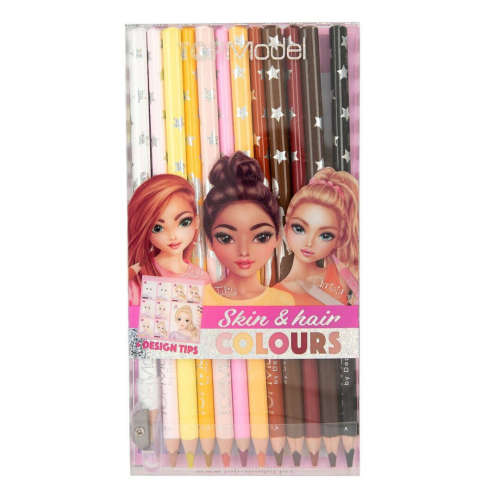 depesche-top-model-12-skin-and-hair-colouring-pencils