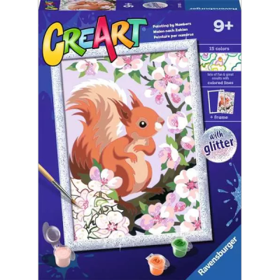 creart-paint-by-numbers-spring-squirrel