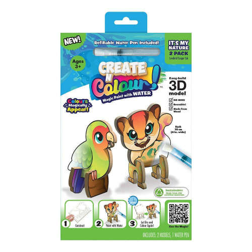 create-n-colour-its-my-nature-2-pack-lovebird-cougar-cub