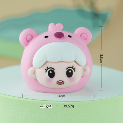 Cute resin crafts tide play hand action figures