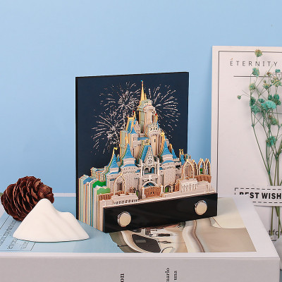 Harry Potter paper art note night light