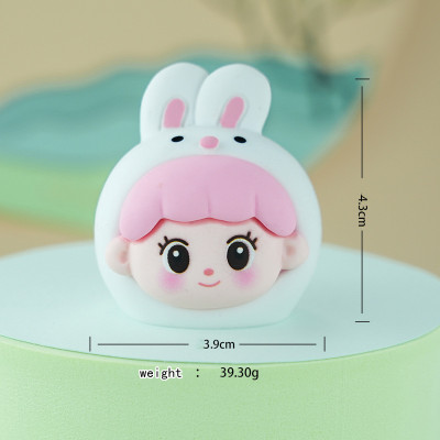 Cute resin crafts tide play hand action figures