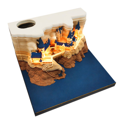 Harry Potter paper art note night light