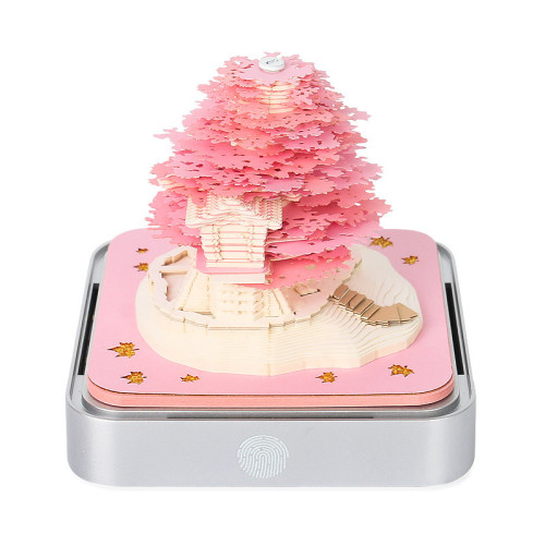 3D panoramic Treehouse Creative note calendar
