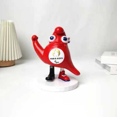 Official 2024 Paris Olympic Mascot Phryge Resin Figurine
