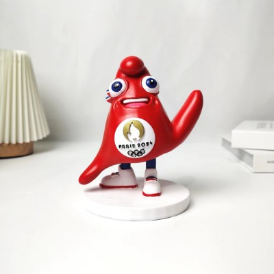 Official 2024 Paris Olympic Mascot Phryge Resin Figurine