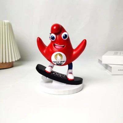 Official 2024 Paris Olympic Mascot Phryge Resin Figurine