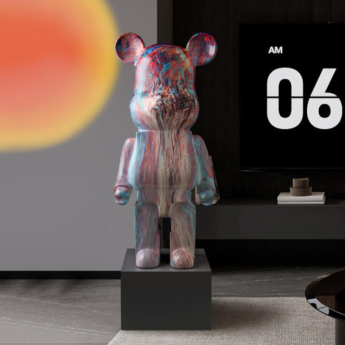 Luxury light luxury creative  violent bear  piggy bank floor decoration
