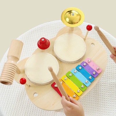 Knock & Tap Music Station: Interactive Early Education Toy for Fine Motor Skills