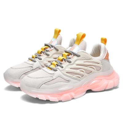 2021 Winter Fashion Men Skateboarding Shoes Height Increasing Chunky Sneakers Streetwear Plus Size 46 Fashion