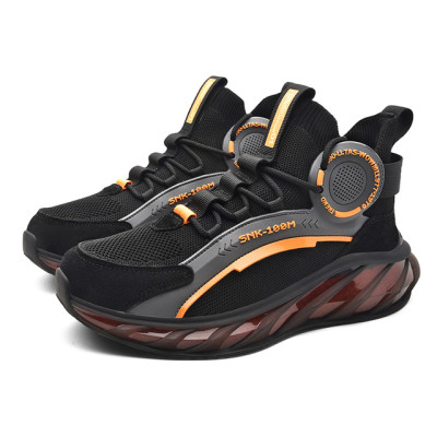 Men's Thick Bottom Sports Shoes Trend Fashion Breathable Basketball Shoes