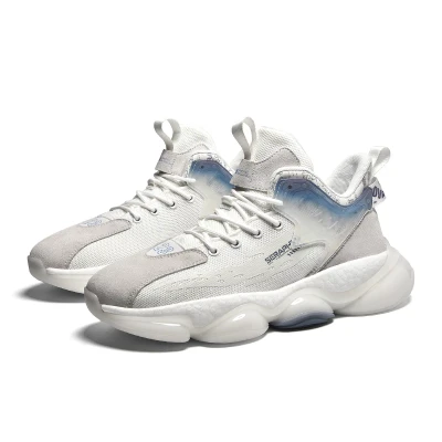 2022 Spring Men's Chunky Sneakers Fashion Comfortable Cushioning Basketball Sports Shoes For Adults Spring 2022