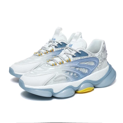 2022 Spring Men's Chunky Sneakers Fashion Comfortable Cushioning Basketball Sports Shoes For Adults Spring 2022