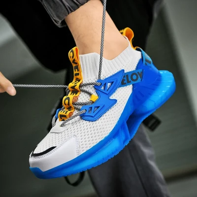 Reflective men's running shoes, large size breathable sneakers 39-46, informal height 45, summer, 2021