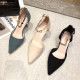 Versatile Pointed-Toe French Stiletto High Heels with Hollow Buckle Strap – Elegant and Comfortable Heels for Any Occasion