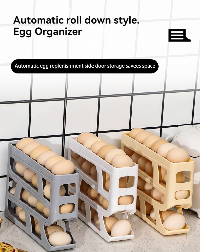 4 Tiers Egg Holder for Fridge