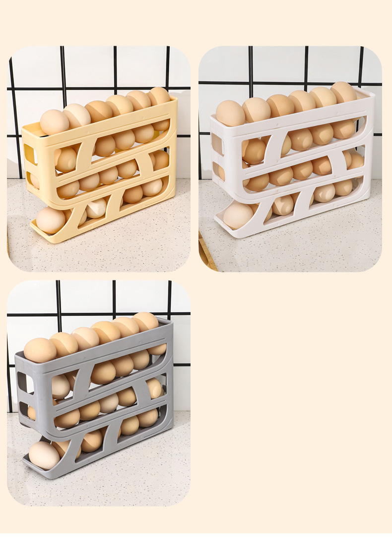 4 Tiers Egg Holder for Fridge