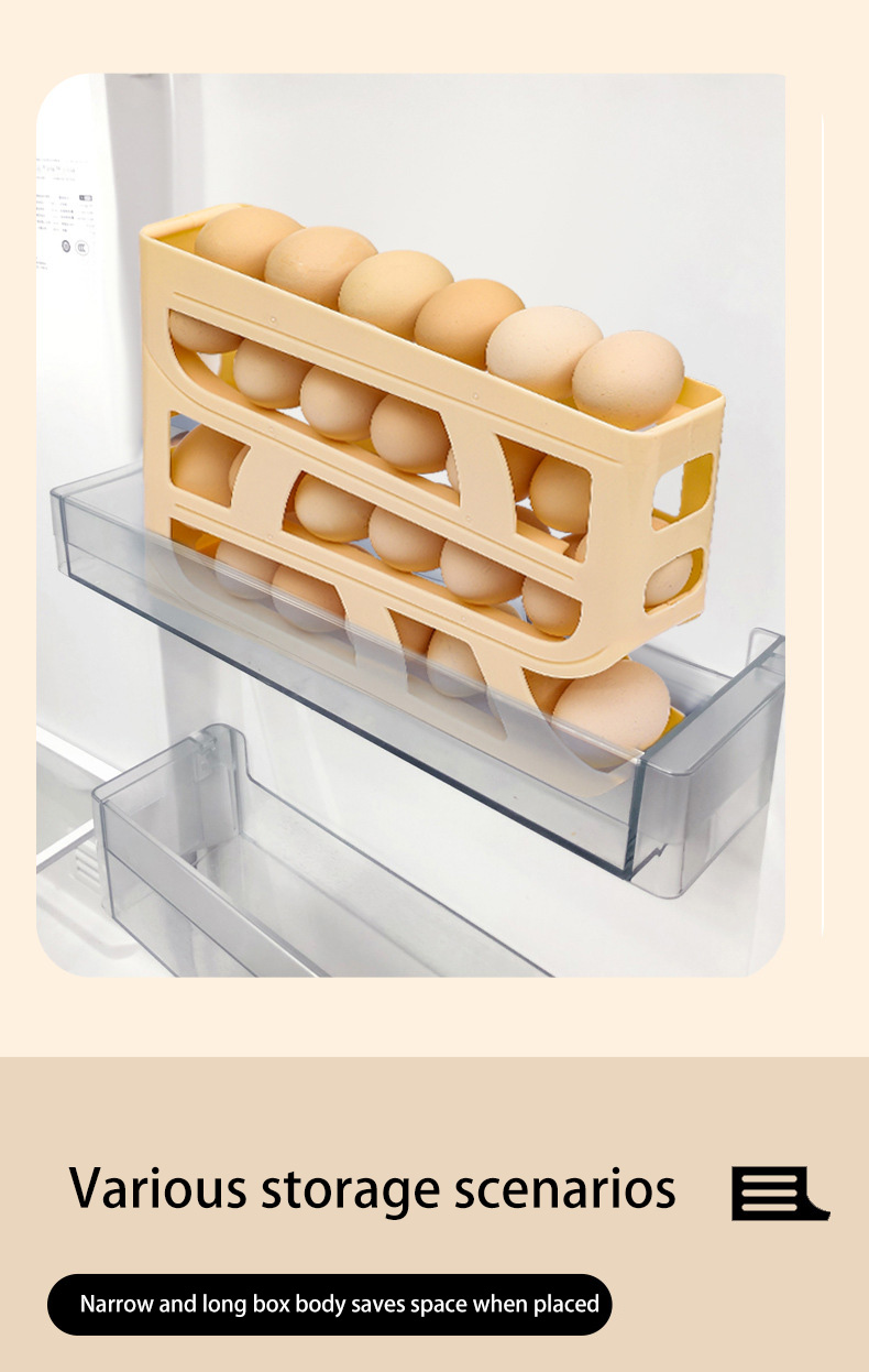 4 Tiers Egg Holder for Fridge