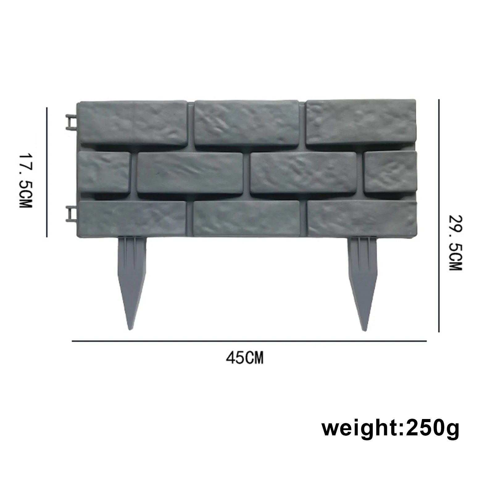 Imitation stone fence plastic removable fence